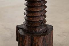 French Elm Corkscrew Side Table - 4297922
