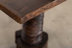 French Elm Corkscrew Side Table - 4297924