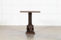 French Elm Corkscrew Side Table - 4297926