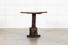 French Elm Corkscrew Side Table - 4297928