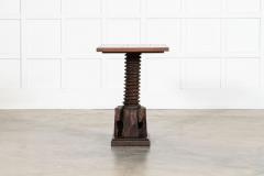 French Elm Corkscrew Side Table - 4297929