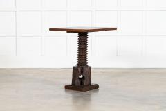 French Elm Corkscrew Side Table - 4297930
