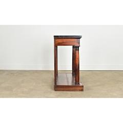 French Empire 19th Century Mahogany Console Table - 4437643