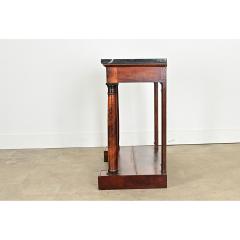 French Empire 19th Century Mahogany Console Table - 4437644