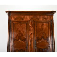 French Empire 19th Century Walnut Armoire - 3780877