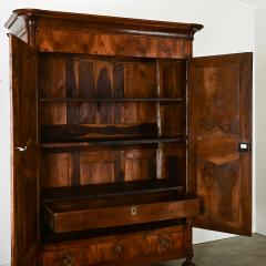 French Empire 19th Century Walnut Armoire - 3780925