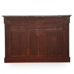 French Empire Antique Mahogany Gilt Bronze Marble Pier Table circa 1820 - 4569054