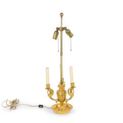 French Empire Bronze Dore Table Lamp - 4708647