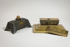 French Empire Bronze Inkwell - 4631022