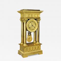 French Empire Bronze Mantle Clock - 4133137