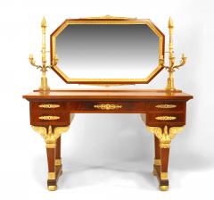 French Empire Bronze and Mahogany Vanity - 1438339