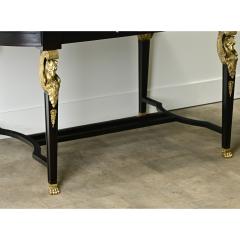 French Empire Ebonized Mahogany Dining Table - 3593765