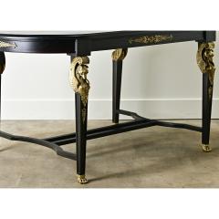 French Empire Ebonized Mahogany Dining Table - 3593805