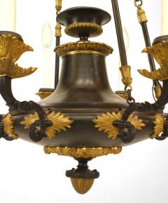 French Empire Gilt Bronze Chandelier - 4629153