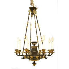 French Empire Gilt Bronze Chandelier - 4644152