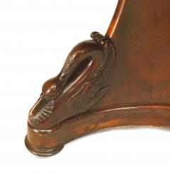 French Empire Mahogany Carved Center Table - 4628751