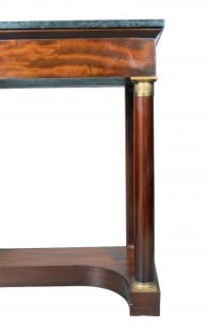 French Empire Mahogany Console Table - 4757723