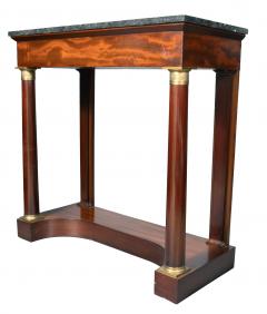 French Empire Mahogany Console Table - 4757751