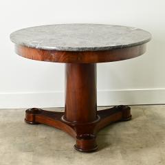 French Empire Mahogany Marble Gueridon - 3593722