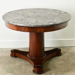 French Empire Mahogany Marble Gueridon - 3593723