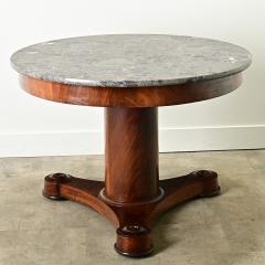 French Empire Mahogany Marble Gueridon - 3593815