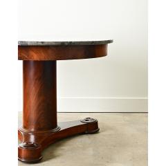 French Empire Mahogany Marble Gueridon - 3593822