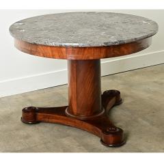 French Empire Mahogany Marble Gueridon - 3593834