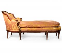 French Empire Mahogany Pink Chaise - 1404420