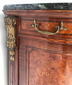 French Empire Neoclassical Burl Buffet Marble Gilt Bronze Mounts - 3516613