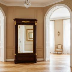 French Empire Ormolu Mounted Mahogany Armoire Wardrobe ca 1820 40 - 4502161