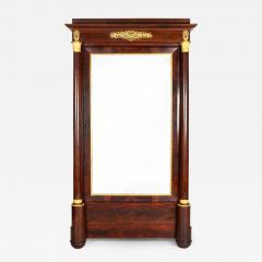 French Empire Ormolu Mounted Mahogany Armoire Wardrobe ca 1820 40 - 4504278