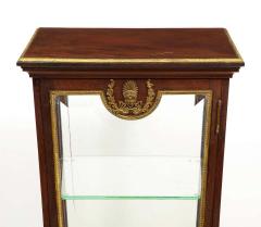 French Empire Ormolu Mounted Vitrine Cabinet Pedestal circa 1840 - 2143037