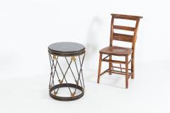 French Empire Revival Marble Arrow Side Table - 2037226