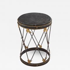 French Empire Revival Marble Arrow Side Table - 2038081