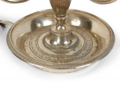 French Empire Silver Plate Table Lamp - 4659166