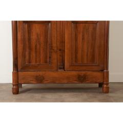 French Empire Solid Walnut Armoire - 3420585