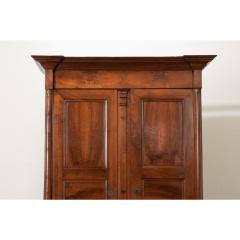 French Empire Solid Walnut Armoire - 3420589