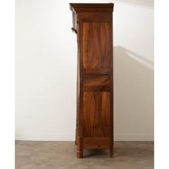 French Empire Solid Walnut Armoire - 3420643