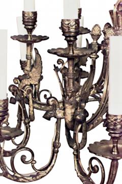 French Empire Style Bronze Dore Chandelier - 3172749
