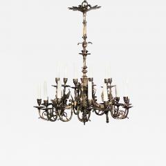 French Empire Style Bronze Dore Chandelier - 3179456