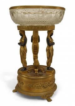 French Empire Style Bronze Dore Egyptian Compote - 4650485