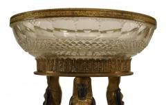 French Empire Style Bronze Dore Egyptian Compote - 4650488