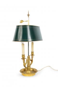 French Empire Style Bronze Swan Table Lamp - 1380359