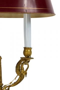 French Empire Style Bronze Swan Table Lamp - 4652157