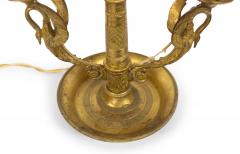 French Empire Style Bronze Swan Table Lamp - 4652159