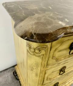 French Empire Style Commode or Dresser with Marble Top Bronze Lion Head Pulls - 2889703