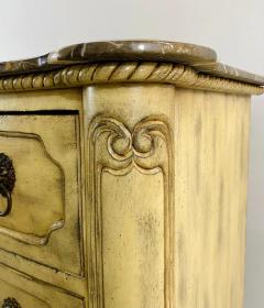 French Empire Style Commode or Dresser with Marble Top Bronze Lion Head Pulls - 2889708