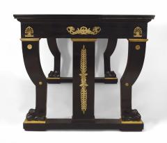 French Empire Style Ebonized Mahogany Writing Table - 4626079