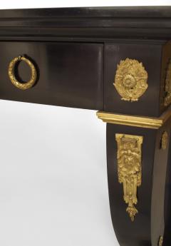 French Empire Style Ebonized Mahogany Writing Table - 4626080