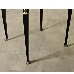 French Empire Style Ebonized Marble Top Center Table - 4506018